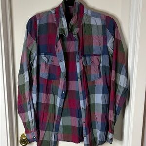 Maurices Multicolor Plaid Blouse